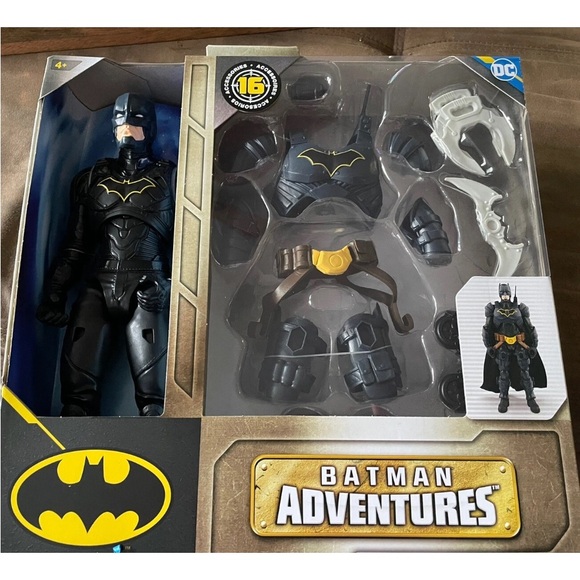 Batman Adventures Action Figure Set - Black and Gold - Picture 1 of 2
